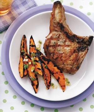 BBQ Maple Syrup Sweet Potatoes