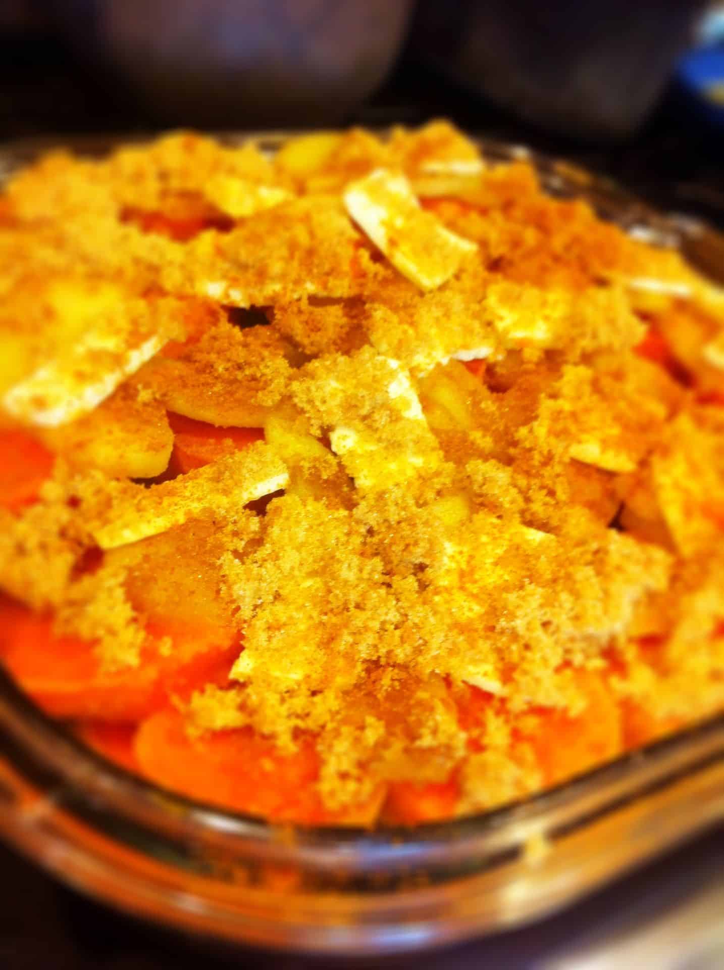 Roasted Sweet Potatoes and Apples