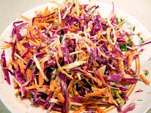 Pork Tenderloin Cuban Sandwich & Tropical Slaw